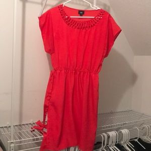 Coral dress